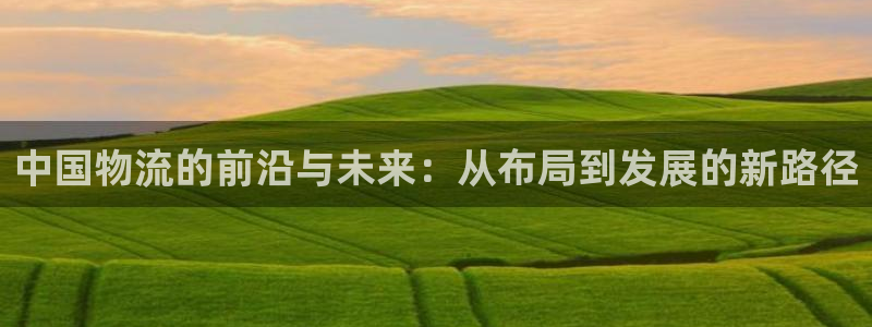 多多28官方网站预测：中国物流的前沿